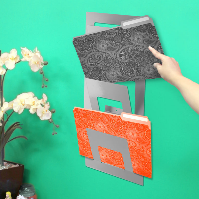 BAZIC Paisley 1/3 Cut Letter Size File Folder (3/Pack)