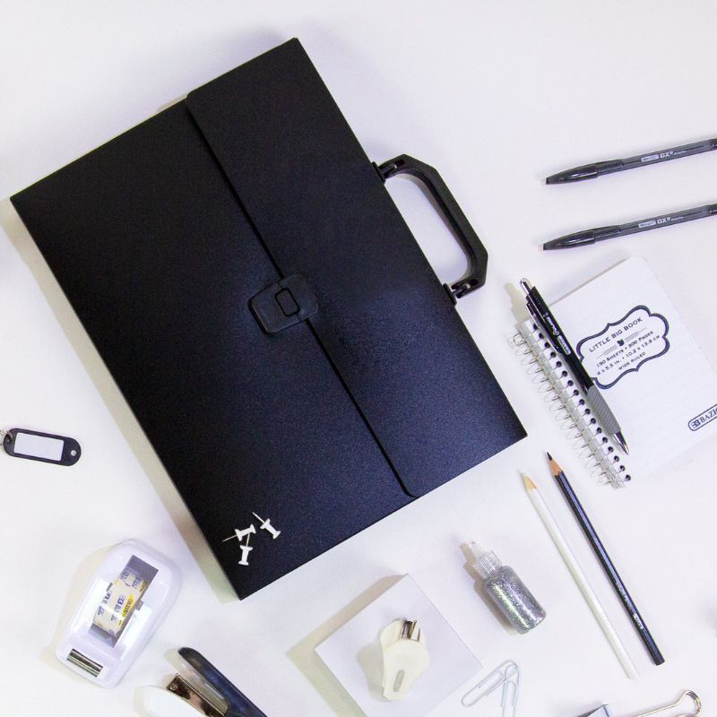 BAZIC Letter Size Document Case w/ Handle