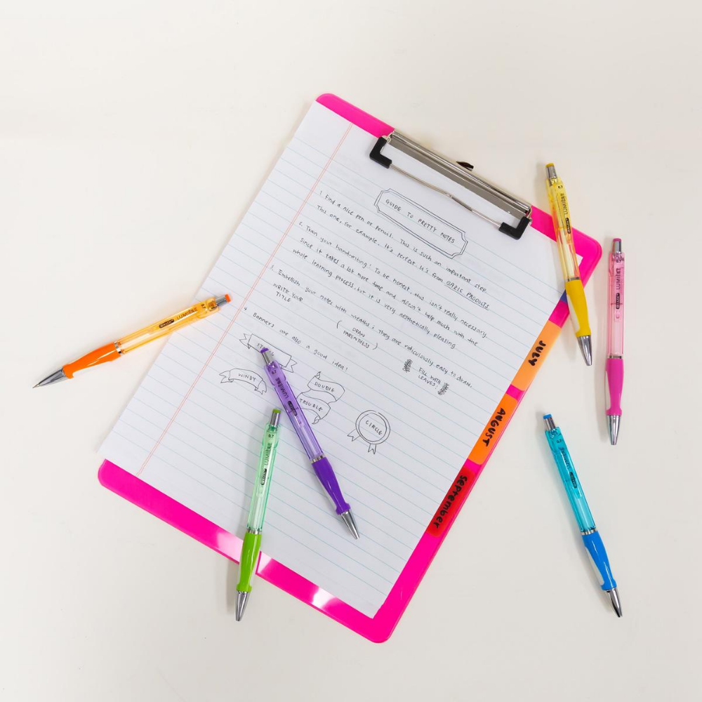 BAZIC Lumiere 0.7mm Mechanical Pencil w/ Grip (3/Pack)