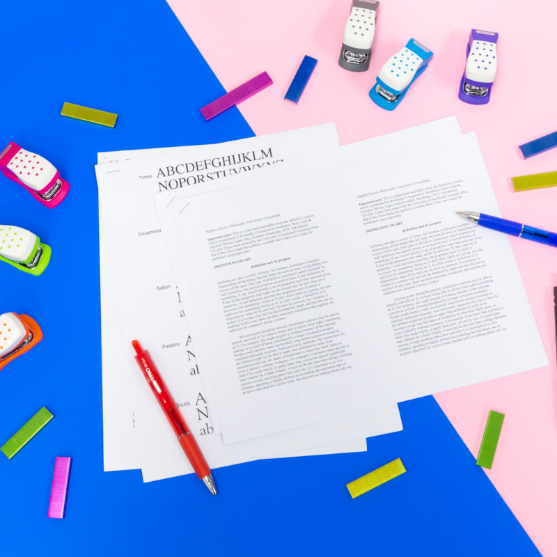 BAZIC Mini Cushion Grip Standard (26/6) Stapler w/ 500 Staples