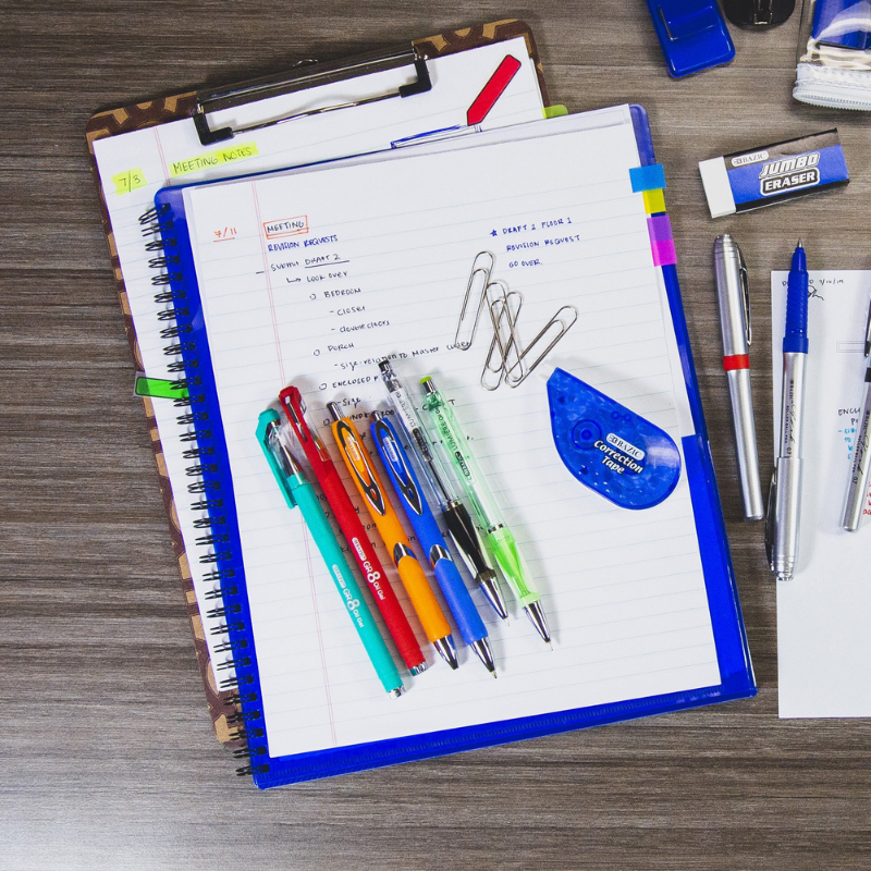 BAZIC Poly 8 Pockets Organiser