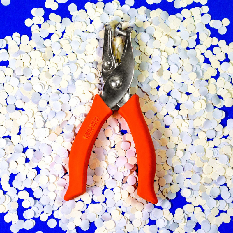 BAZIC Premium Single Hole Paper Punch w/ Cushion Grip