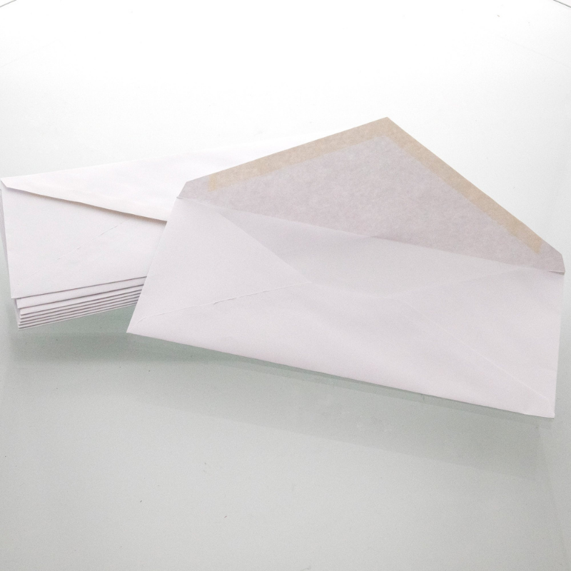 BAZIC #10 White Envelope w/ Gummed Closure (50/Pack)