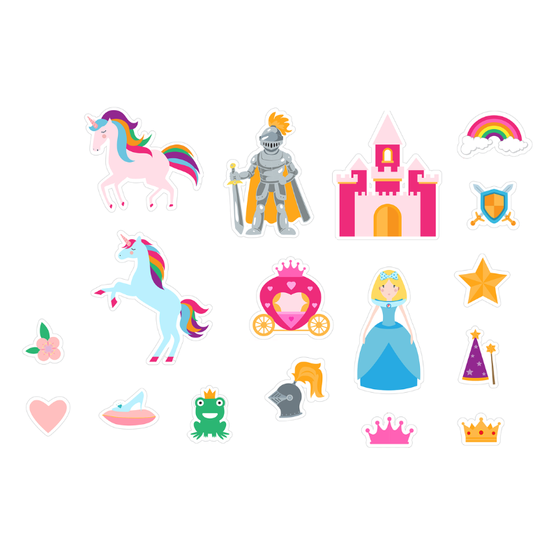 Buddy & Barney Bath Stickers ƒ?? Unicorn Fantasy