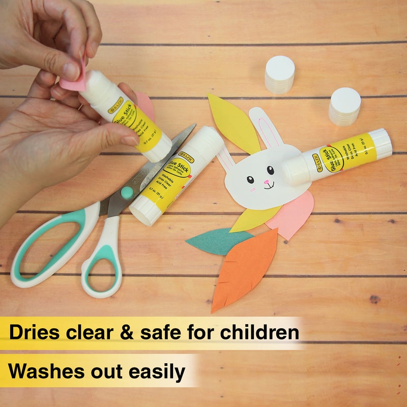 BAZIC 21g / 0.7oz All Purpose Glue Stick (3/Pack)