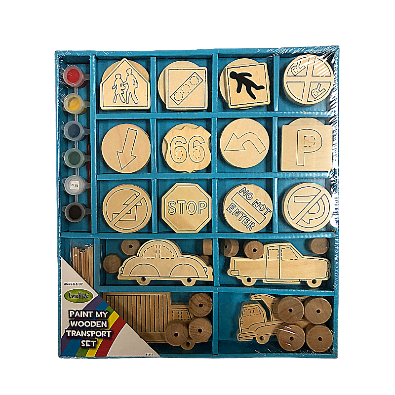 Innokids Craft Kit Wooden Transport Set