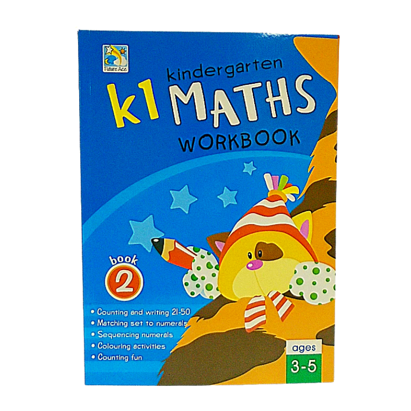 Math K1 Kindergarden Workbook (3-5 Years)