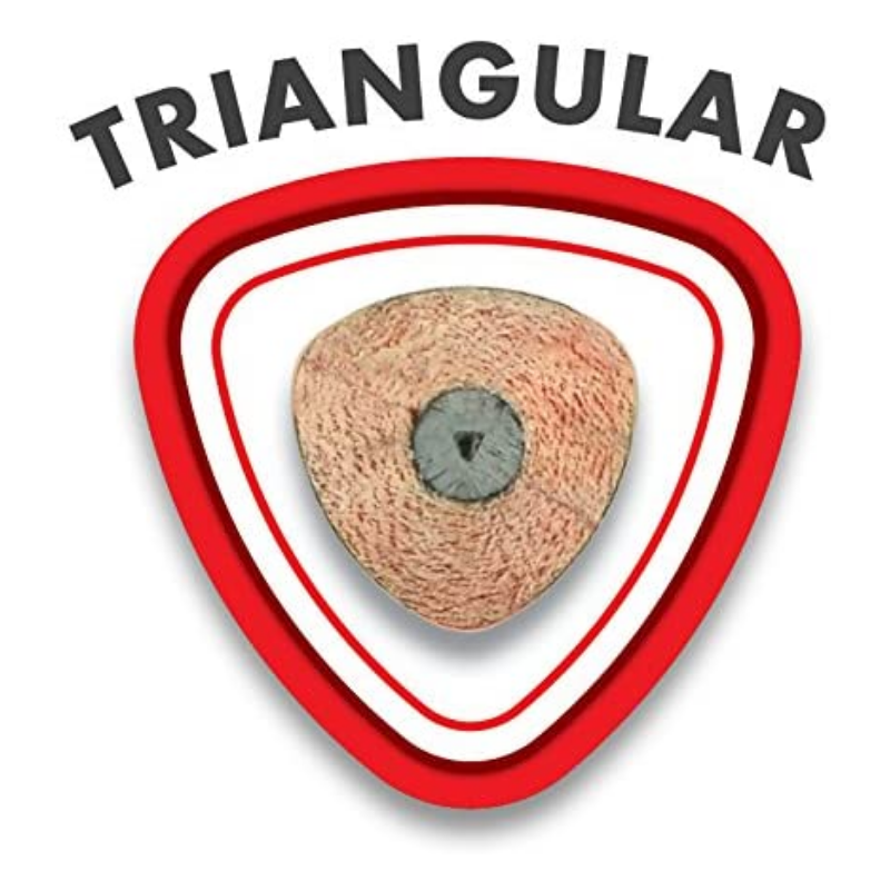 Maped Black Peps #2 HB Triangular Pencil (12 Pack)