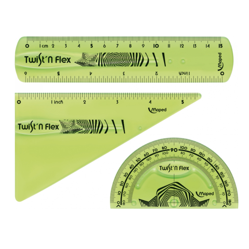 Maped Twist N Flex 3pc Geometry Set