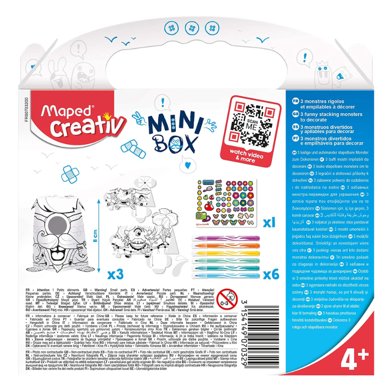 Maped Creativ Mini Box - Monsters