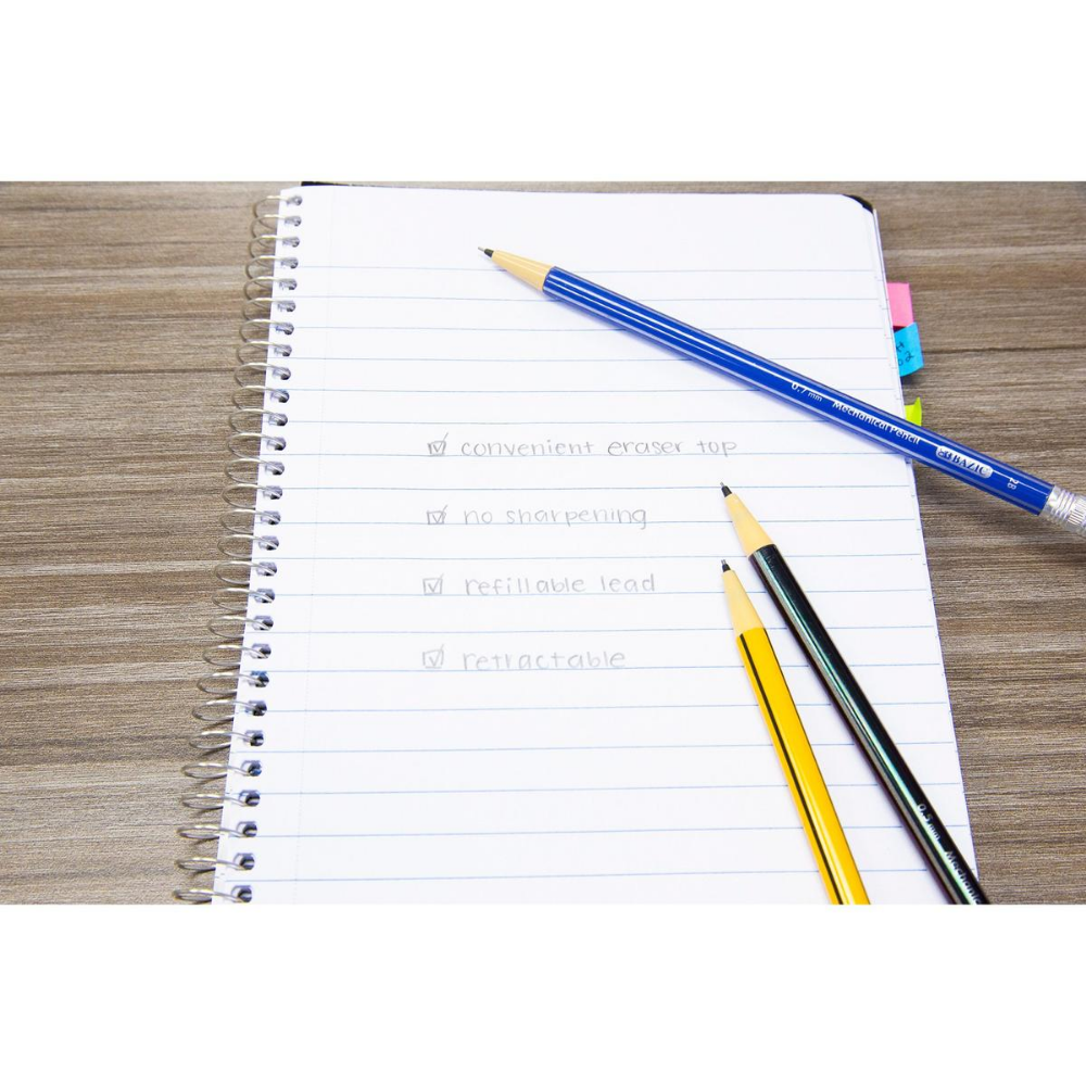 BAZIC Noir 0.5mm Mechanical Pencil (4/Pack)