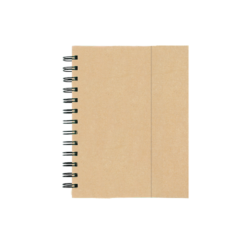 Eco Spiral Notebook with Sticky Notes
