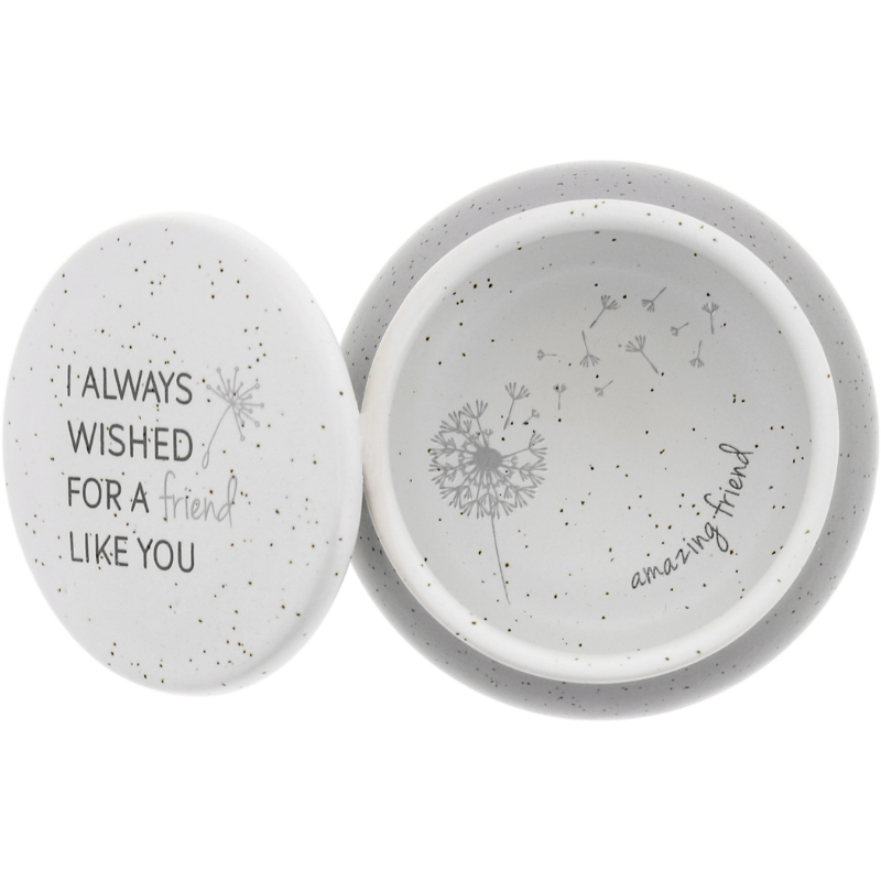 Pavilion 3.5" Ceramic Keepsake Box - Friend Like You