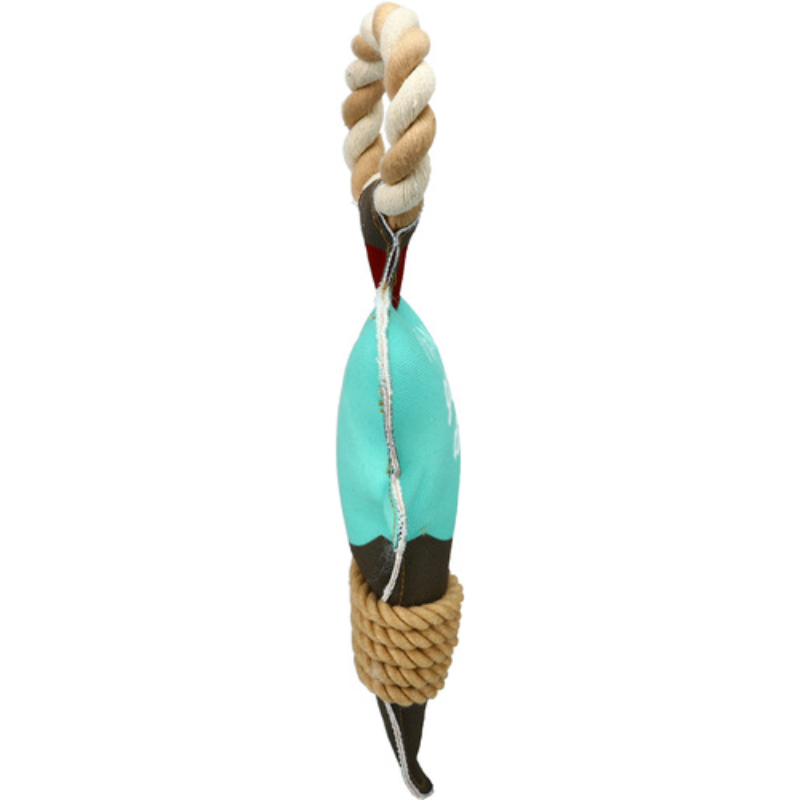 Pavilion 13" Canvas Dog Toy on Rope - Good Dog