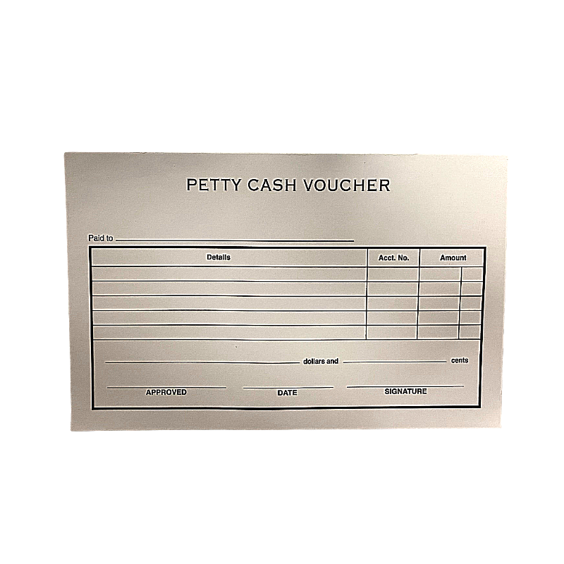 Petty Cash Voucher Pad