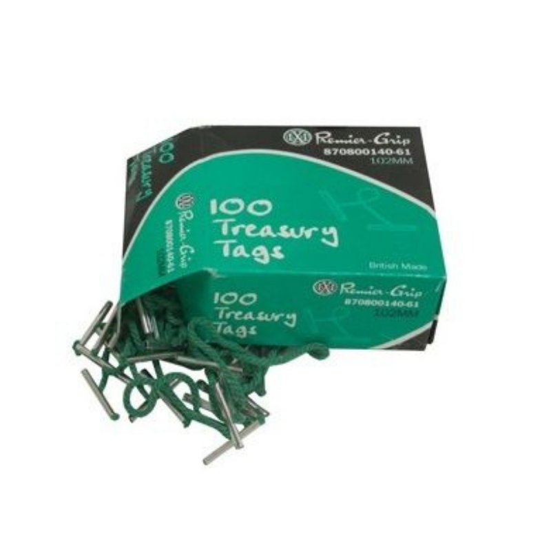 Premier-Grip 4" / 102MM Treasury Tags (100/Pack)