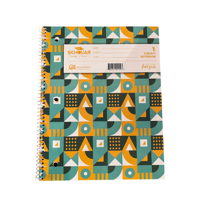 Scholar 1 Subject Spiral Notebook (50 Sheets)