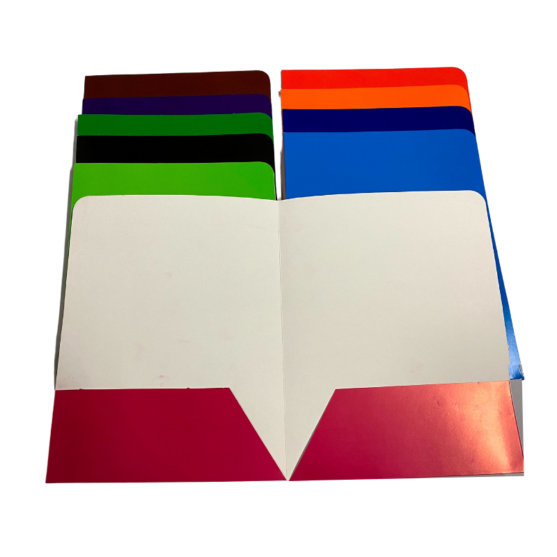 Scholar 2 Pocket Presentation Folder - Assorted Colours