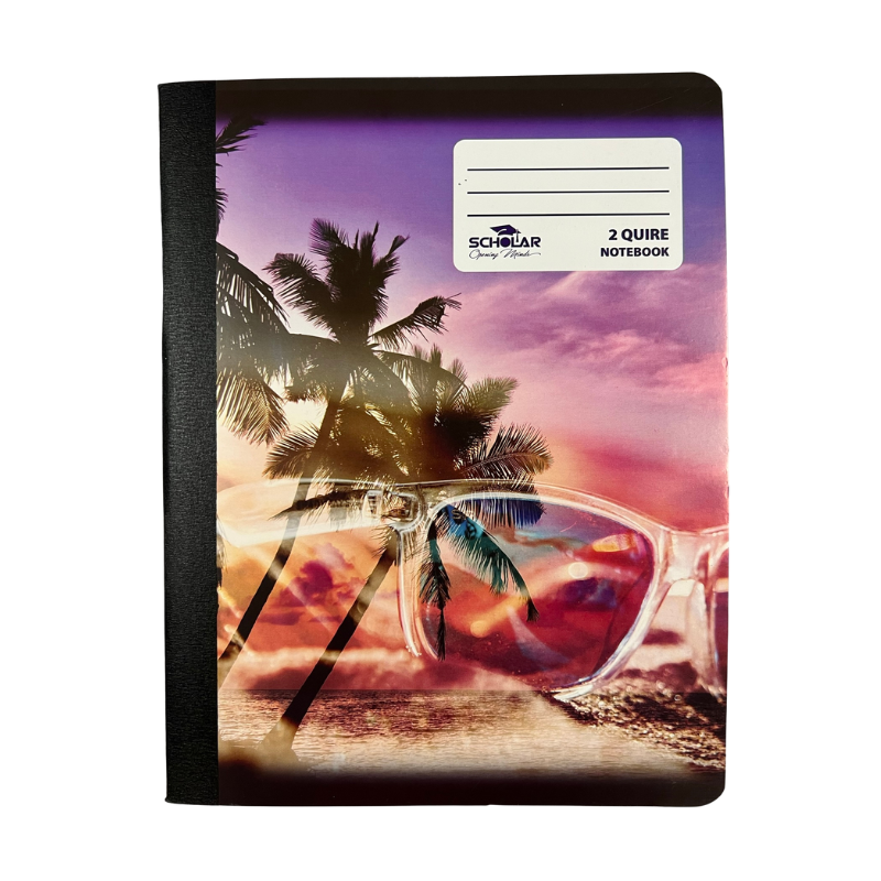Scholar 2 Quire 8" x 10" Notebook - Designer