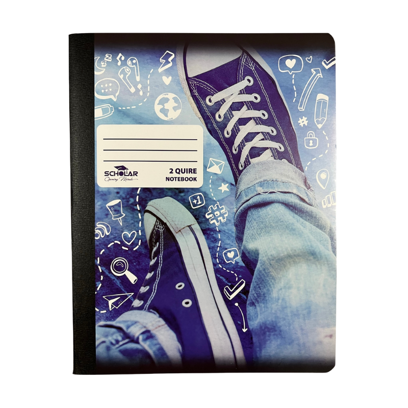 Scholar 2 Quire 8" x 10" Notebook - Designer