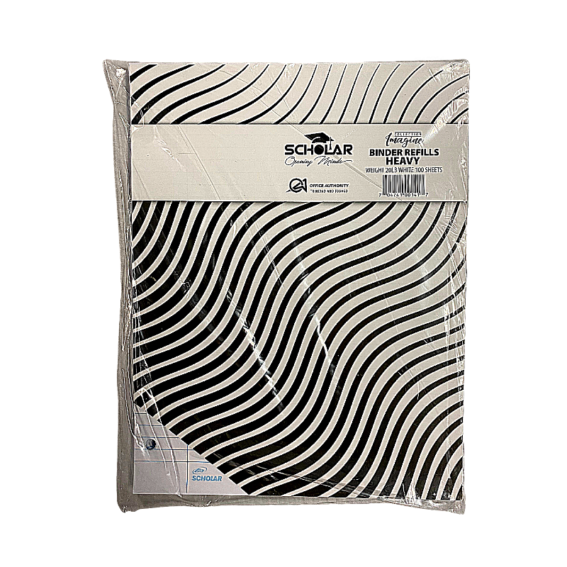Scholar Heavy Weight Binder Refill Paper (100 Sheets)