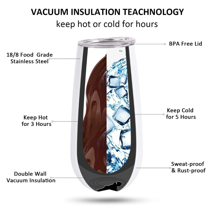 Stemless Champagne Flute Tumbler