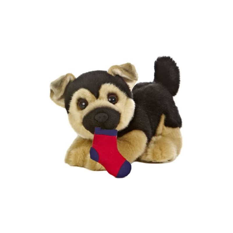 Aurora 9" German Shepherd Dog with Sock