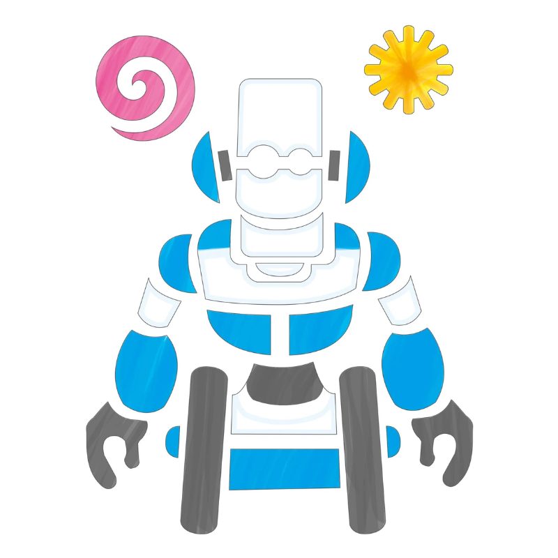 Peter Pauper Robot Stencils Kit
