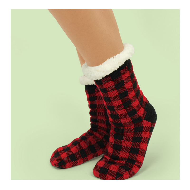 Two Left Feet Mistletoes Slipper Socks - Multiple Designs!