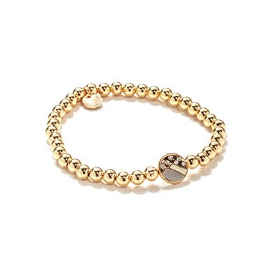 Soul Stacks Gold Beaded Bracelet