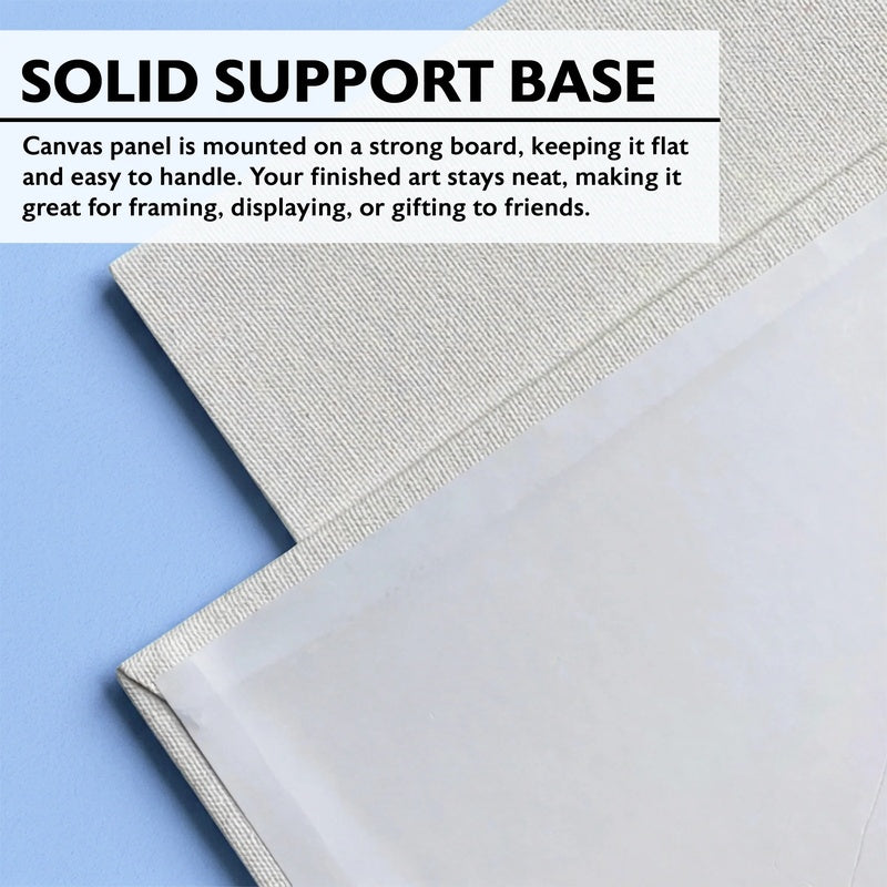 BAZIC Canvas Panel 8" x 10" - White