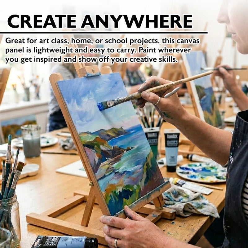 BAZIC Canvas Panel 11" x 14" - White