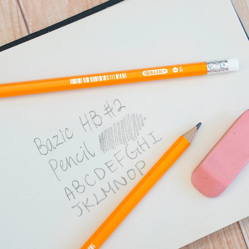 BAZIC #2 HB Pre-Sharpened Premium Pencil (12/Pack)