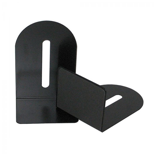 8" Stainless Steel Bookends (2 Pack)