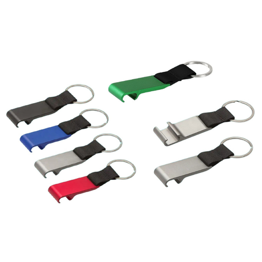 Aluminium Keychain with Bottle Opener & Phone Holder