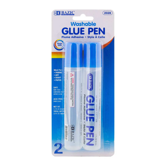 BAZIC 1.7oz / 50ml Glue Pen (2/Pack)