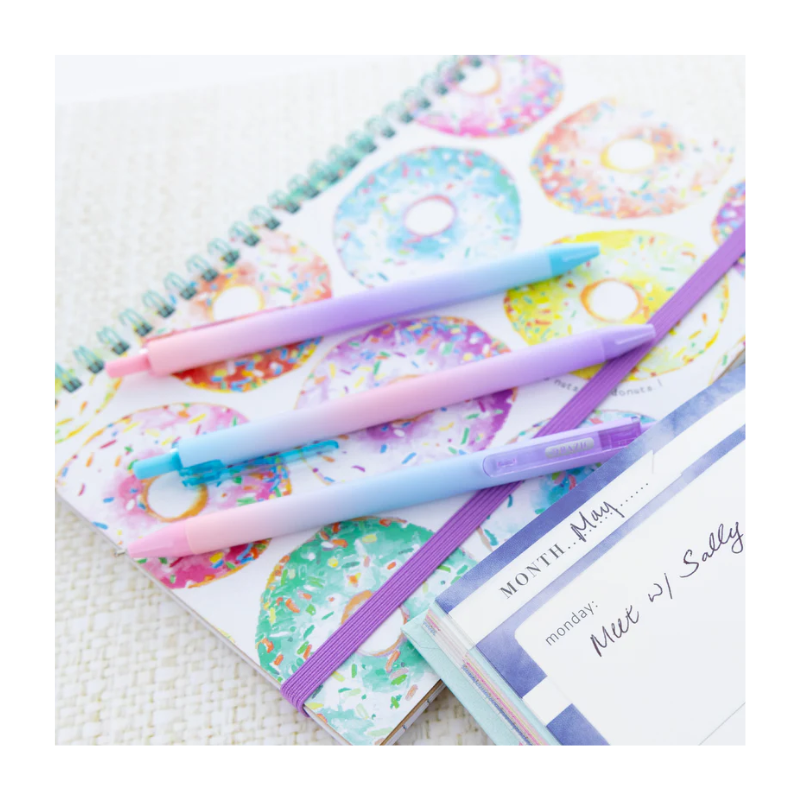BAZIC Elara Fuse Tech Ink Retractable Pen (3/Pack)