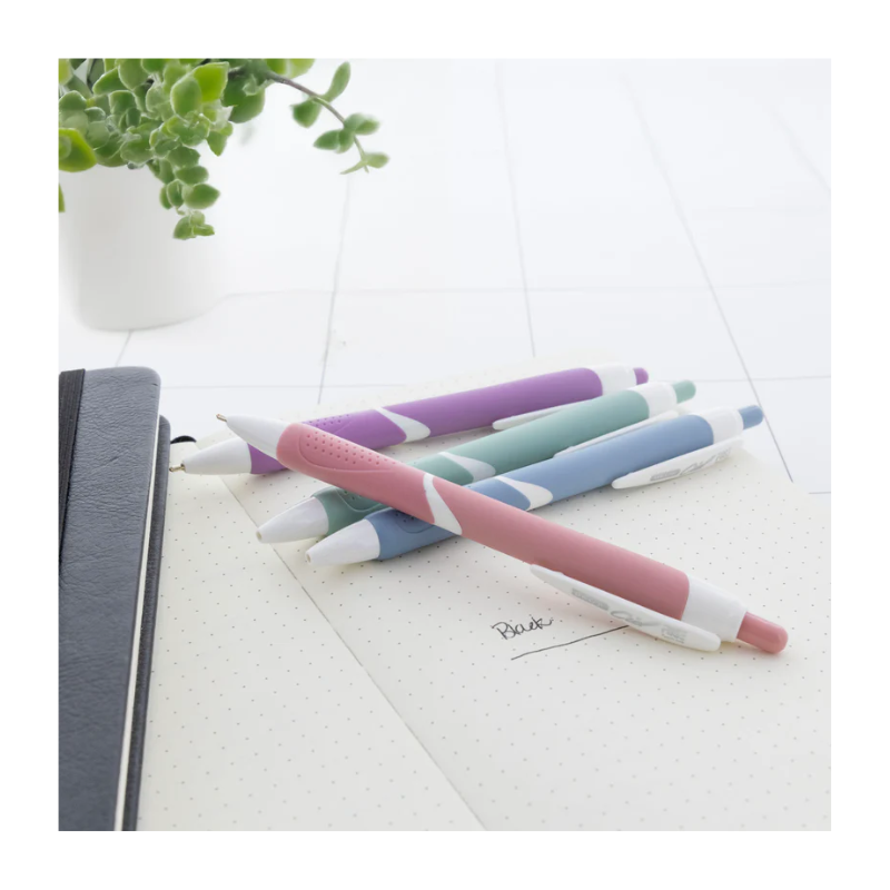 BAZIC Ciel Serena Fuse Tech Ink Retractable Pen (2/Pack)