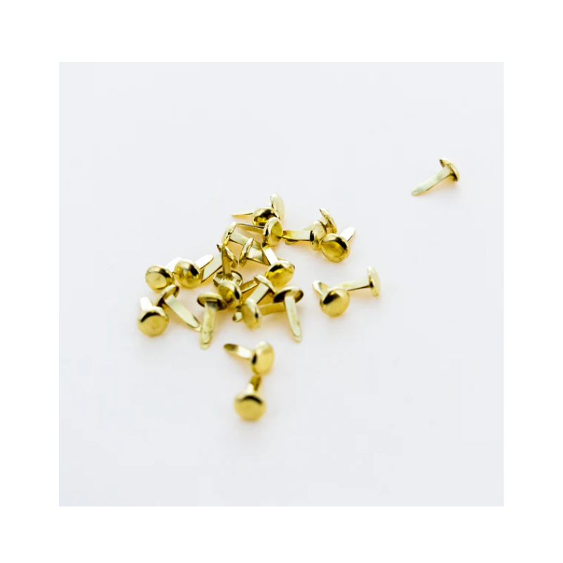 BAZIC 1/2" Brass Plated Fastener