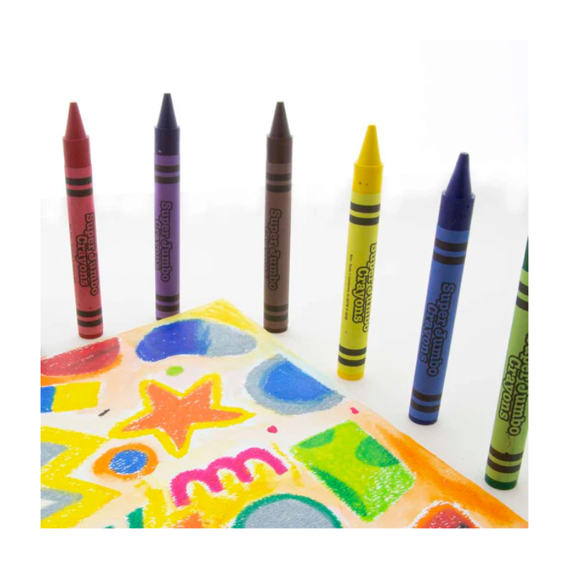 BAZIC Premium Super Jumbo Crayons (8/Pack)