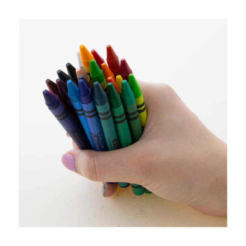 BAZIC Premium Washable Crayons (24/Pack)