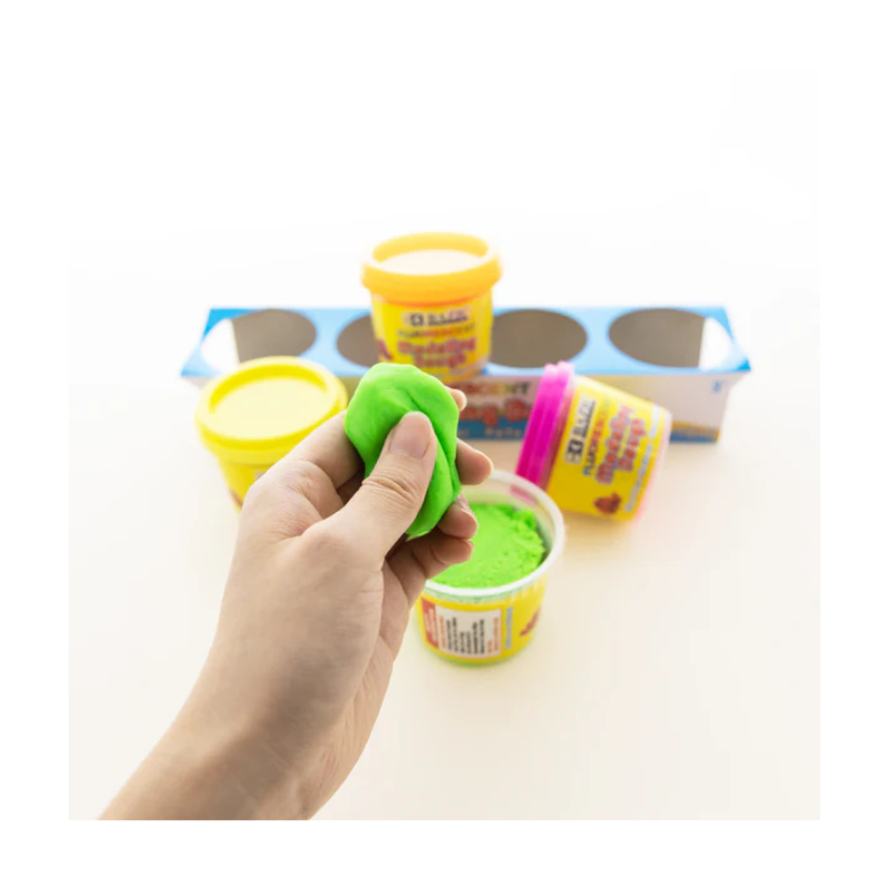 BAZIC 4oz Fluorescent Colour Modeling Dough (4/Pack)