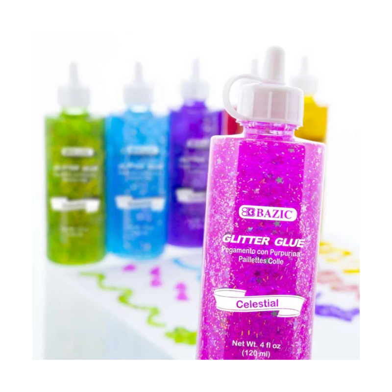 BAZIC 4oz / 120ml Celestial Series Glitter Glue