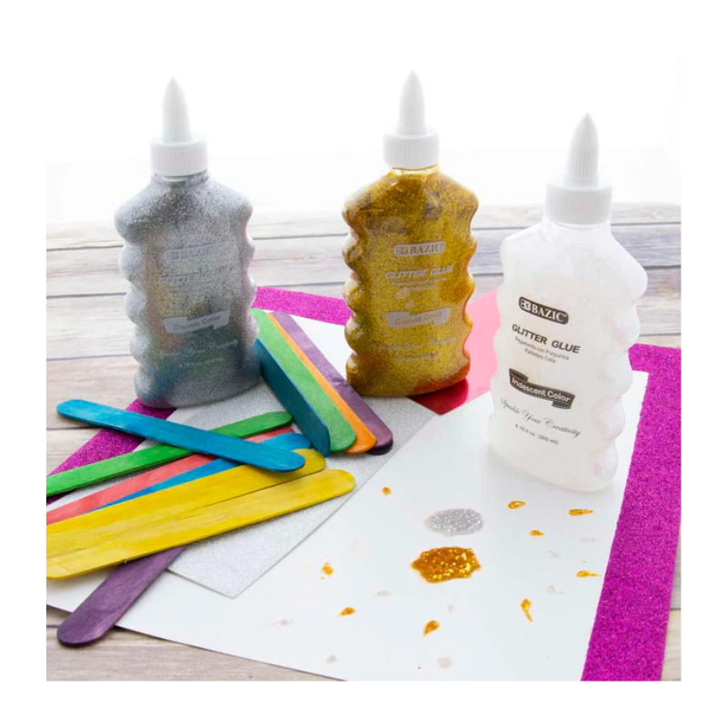 BAZIC 6.76oz / 200ml Glitter Glue