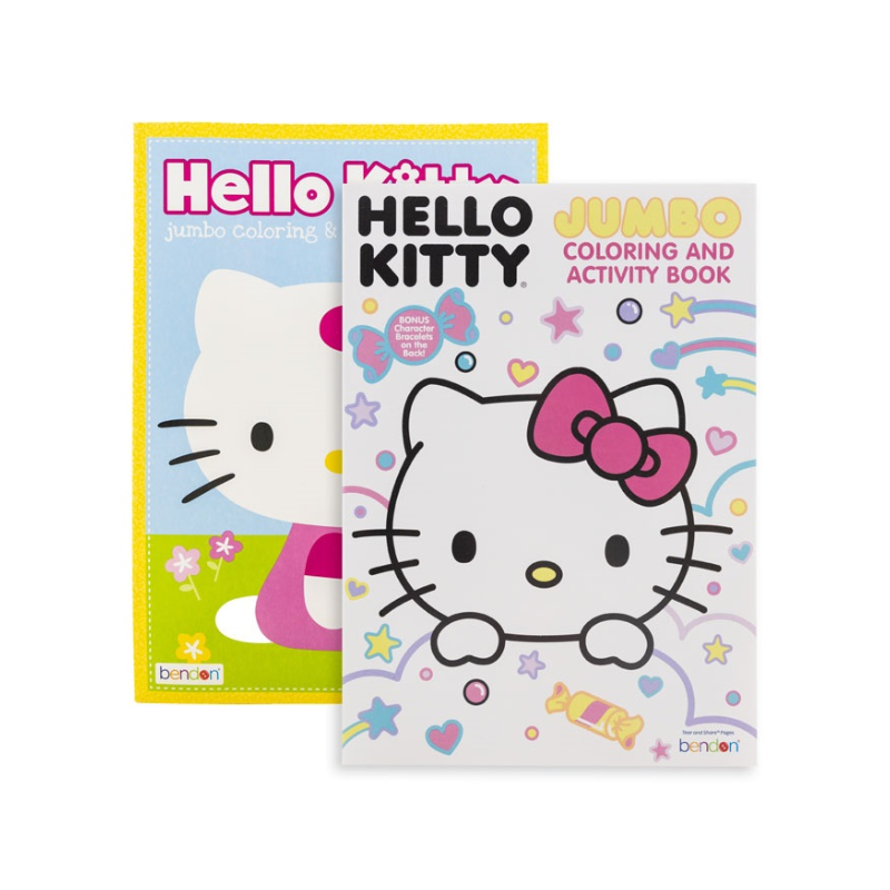 BAZIC Hello Kitty Jumbo Colouring & Activity Book