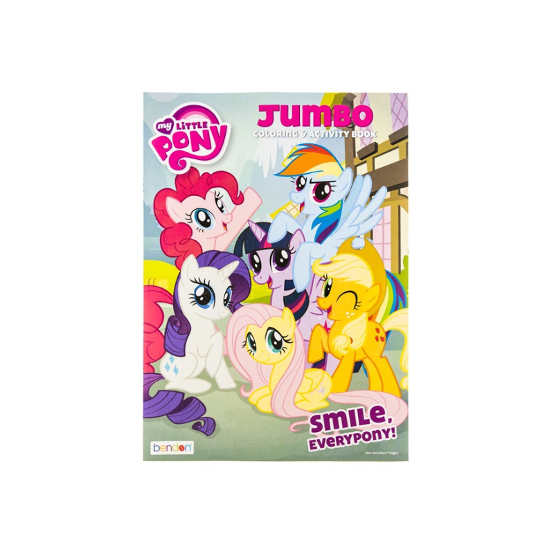 BAZIC My Little Pony Jumbo Colouring & Activity Book