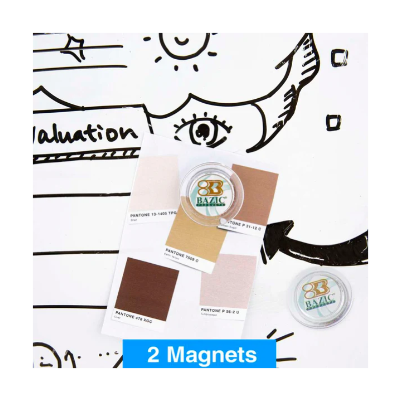 BAZIC Classique 17" x 23" Cork Framed Magnetic Dry Erase Board