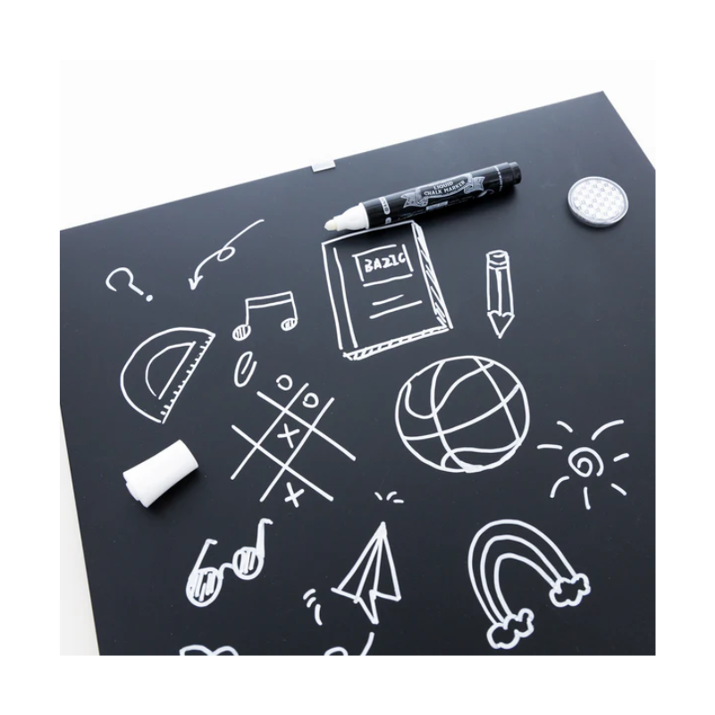 BAZIC Cubix 14" x 14" Magnetic Chalkboard