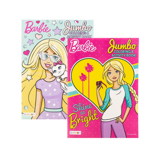 BAZIC Barbie Jumbo Colouring & Activity Book