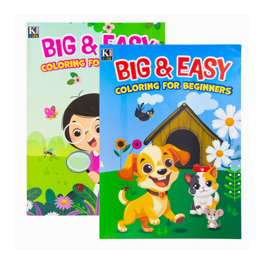 BAZIC KAPPA Big & Easy Colouring Book
